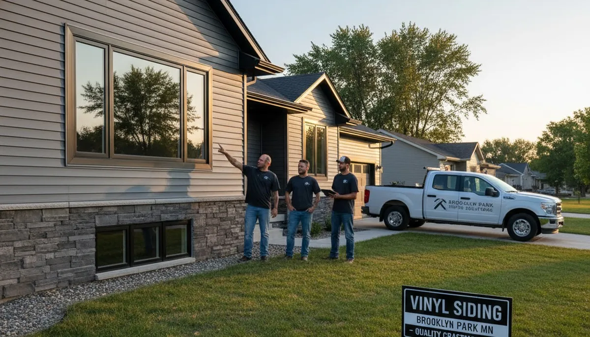 Professional vinyl siding installation at a Minneapolis MN home exterior by local siding experts