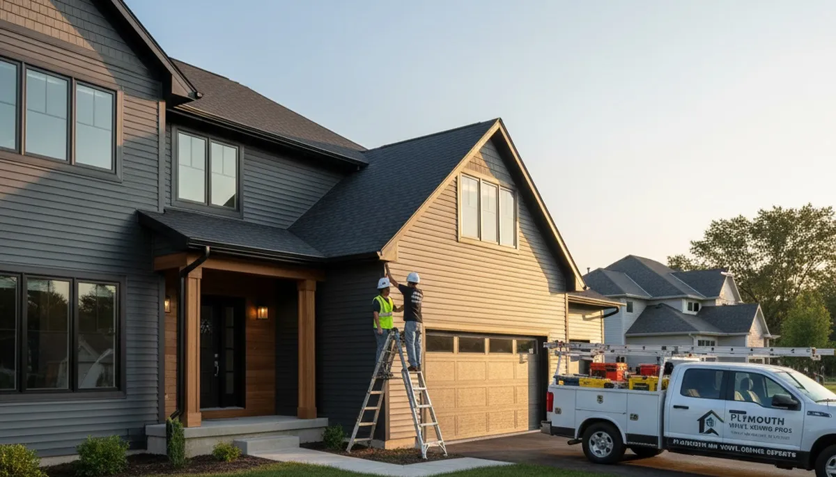Professional vinyl siding installation on a Minneapolis MN home exterior